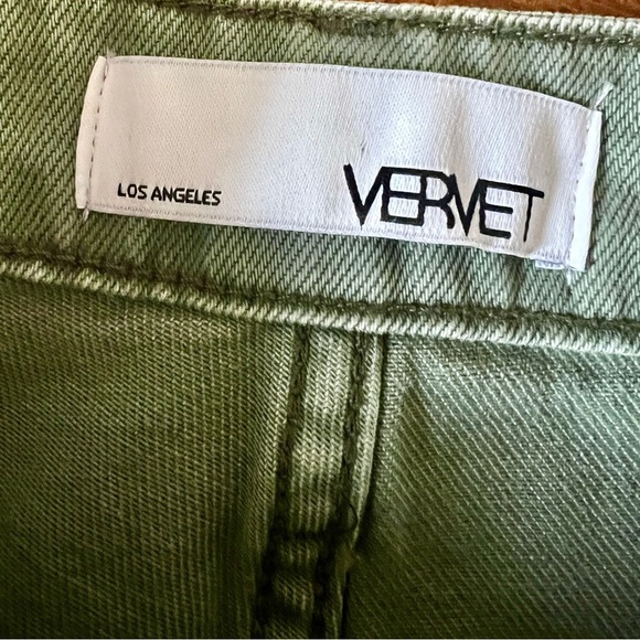 VERVET Super High Rise 90's Cropped Flare Jeans - Size 25 (Fits like a 28") - Picture 11 of 13